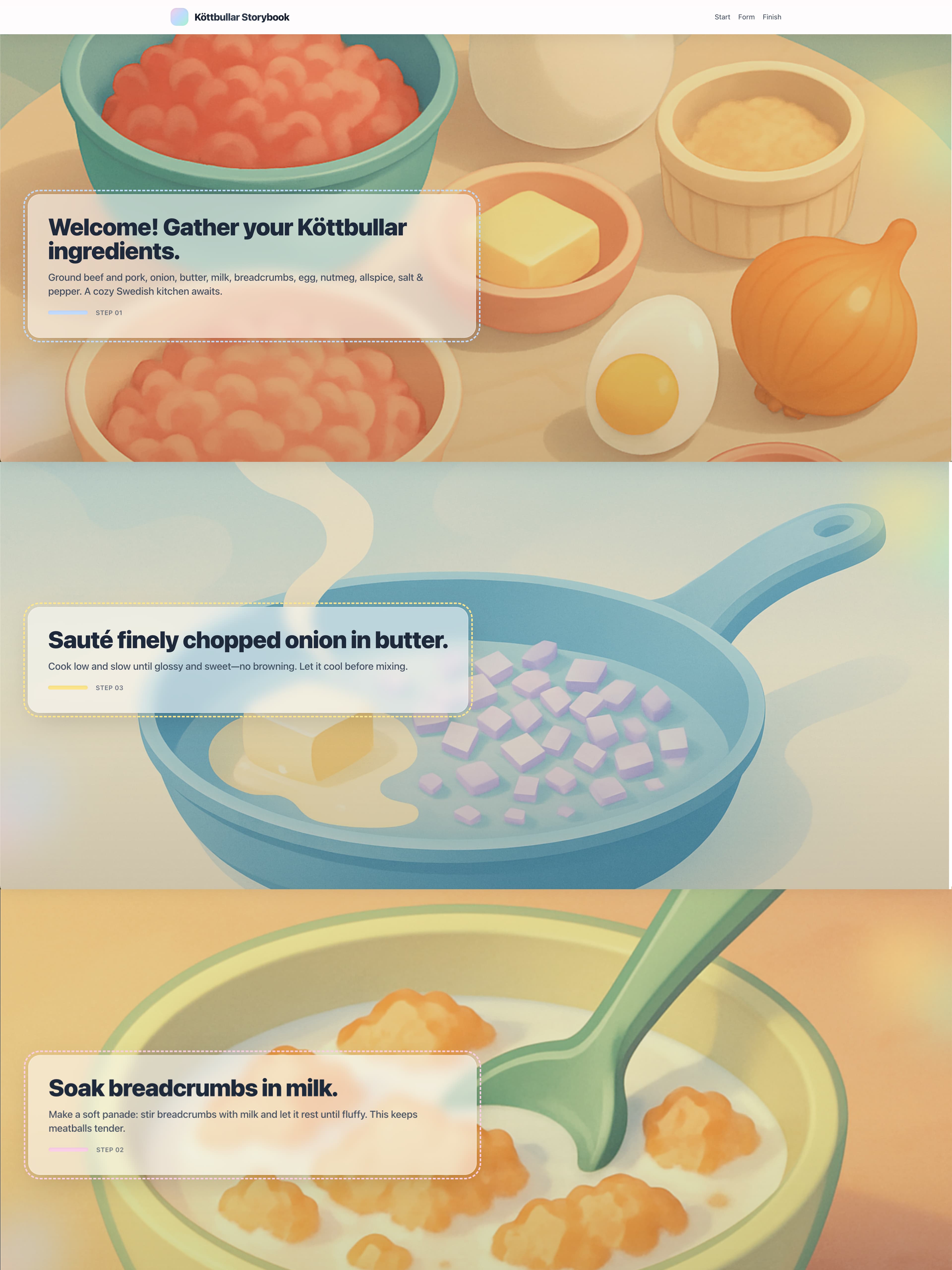 Köttbullar storybook